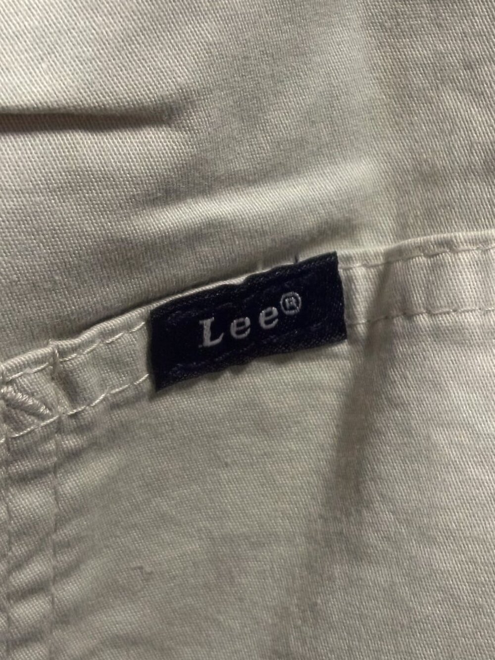 Lee Womens Skort Plus Size 18M Casual Mid Rise Pockets Cream NWT - Picture 3 of 6